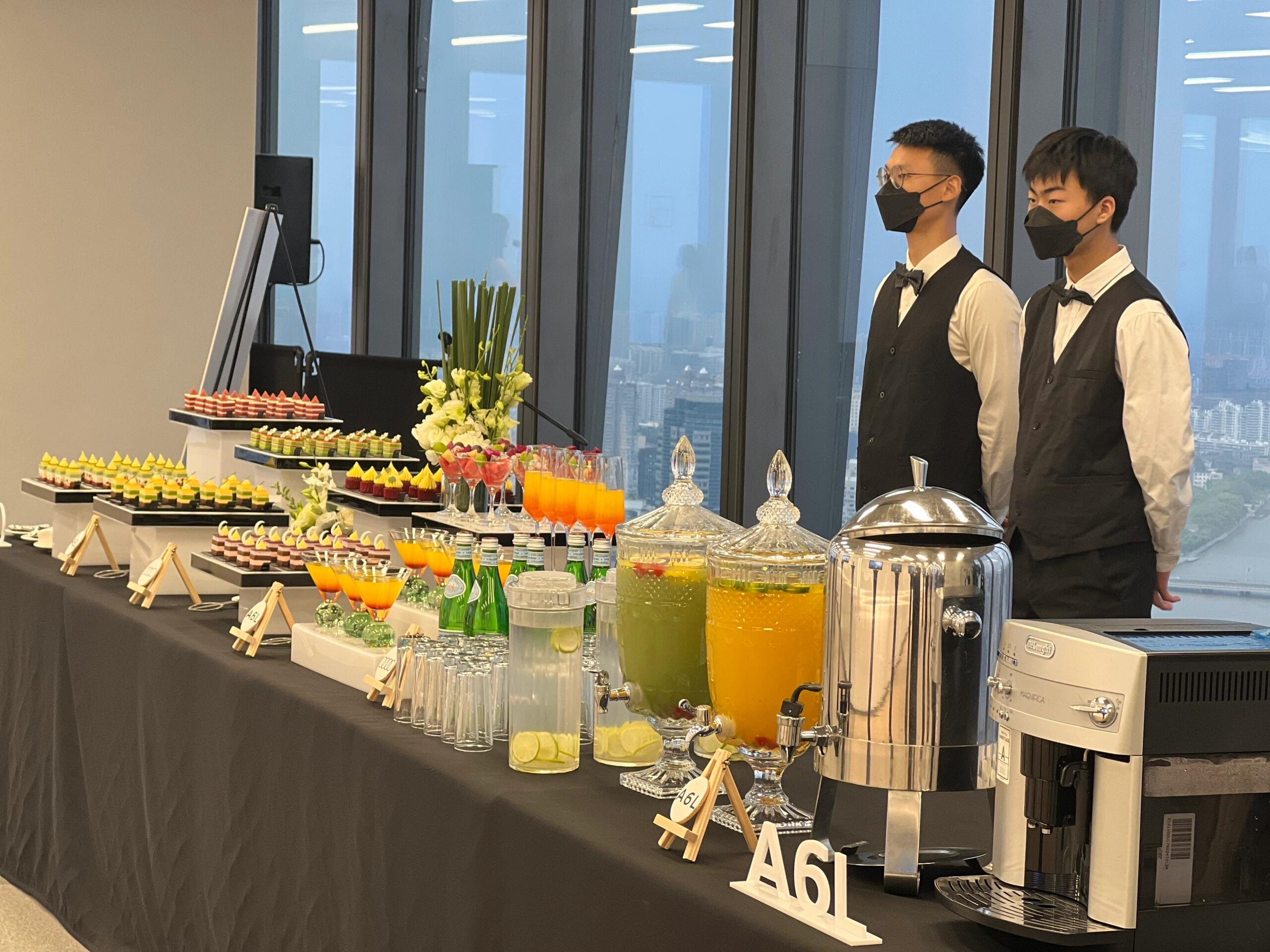 发布会冷餐商务茶歇服务